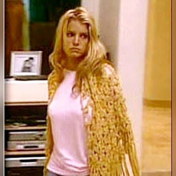 Jessica Simpson Inspired Newlyweds Shawl - Picture 4 of 9